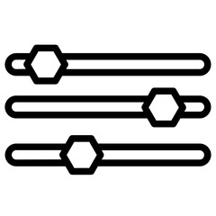 Poster - Filter List Order Line Icon