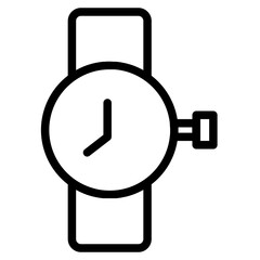 Wall Mural - Clock Hour Time Line Icon