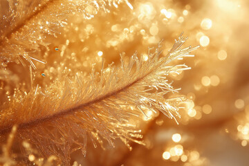 Sticker - Gold Chrismas Background