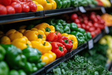 Wall Mural - Grocery Background