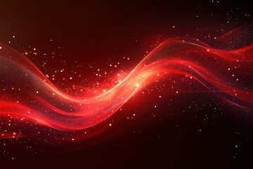 Sticker - Red Swoosh Background