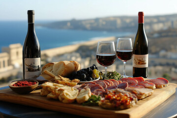 Canvas Print - Variety Of Malta Food