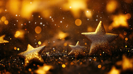 Poster - Christmas sparkling background