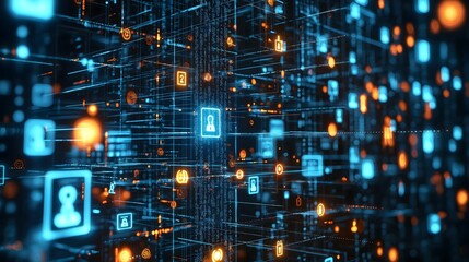 Poster - Digital Network User Data Flow Technology