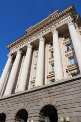 Wall Mural - Parliament of Bulgaria - building in Sofia, the capital city. The text on the facade reads Narodno Sabranie (National Assembly).