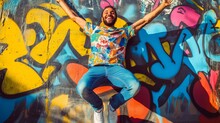 Graphity Joy Graffiti Street Art JOY Poster Free Stock Photo - Public Domain Pictures