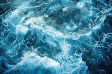 Wall Mural - aerial view of a body of water with surrounding landscape