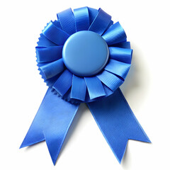 blue awards ribbon