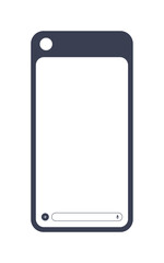Poster - Social media mobile App story interface template. Video stories mock up.