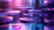 © flashmovie - Background with abstract circles in pink and purple shades, creating the effect of lightness and smoothness