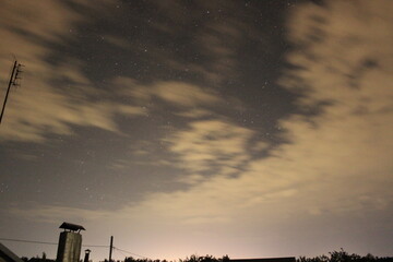 Night starry sky