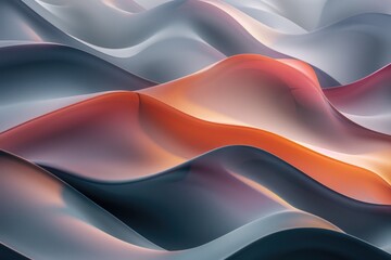 Wall Mural - A close-up view of a colorful liquid wave