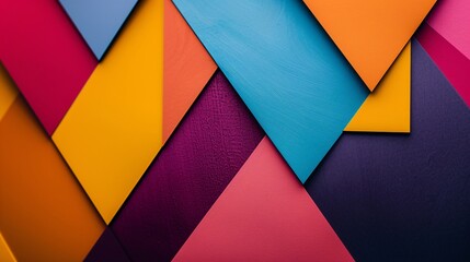 Abstract backdrop of triangle shapes. Modern concept presents a geometric pattern.