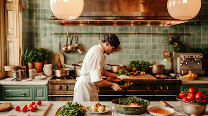 Canvas Print - restaurant interior