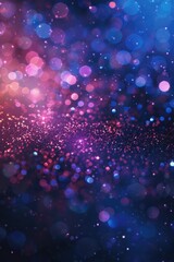 Poster - A vibrant blue and purple background filled with twinkling lights, great for use in promotional materials or digital art projects