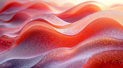 Leinwandbilder - In an abstract background, wavy lines create a natural organic pattern with depth and movement