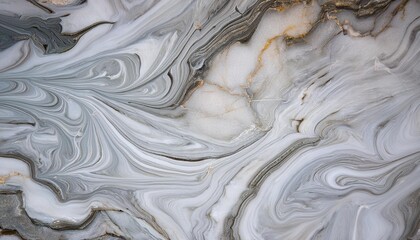 Wall Mural - White golden marble texture art abstract background, AI generative