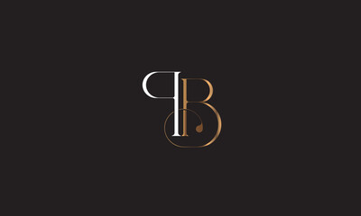 PB, BP, P, B Abstract Letters Logo Monogram	