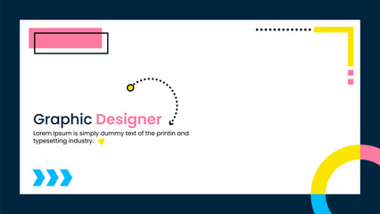  template slide geometric writic vector