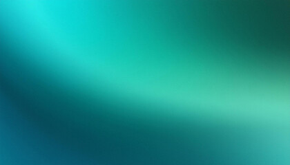 Fototapete - Amazing Blue Green Blur Gradient With Grainy Noise Texture. Abstract Turquoise Mesh and Dynamic Flow Background