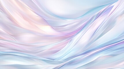 Canvas Print -   A close-up of a blue and white background with a white and pink swirl on the left side of the image