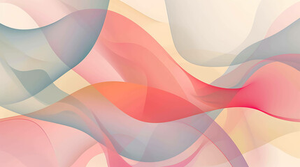 Sticker - Abstract background with flowing, colorful shapes.