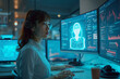 © MOTOKO Stock - Asian IT Specialist Analyzes AI Cyber Threats: Perfect for Cybersecurity Marketing and Tech Education