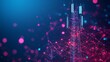© TensorSpark - 3d illustration of a telecom base station receiver with abstract digital connections, symbolizing modern telecommunications infrastructure.