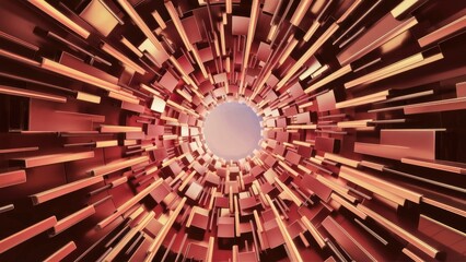 Poster - Abstract 3D Rendered Architectural Background