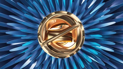 Poster - Abstract 3D Render of a Modern Background