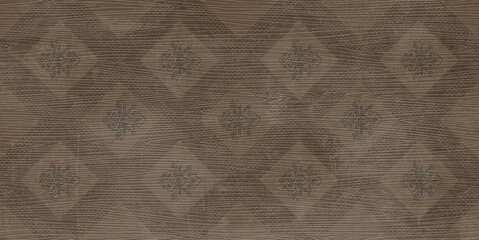 Wall Mural - wooden background with seamless pattern in brown tones