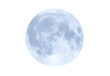 © Pavlo Vakhrushev - Full blue moon in PNG isolated on transparent background, moon isolated in PNG