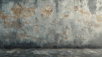 Poster - 3D rendering of an aged wall
