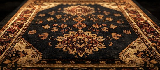 Poster - 3D rendering of a Berber rug design