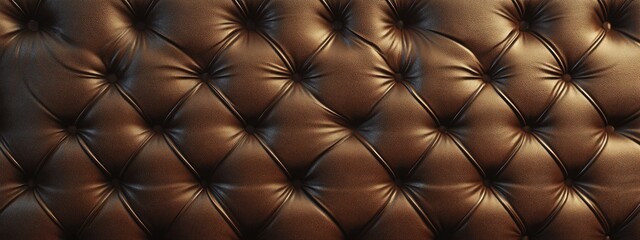 Poster - 3D rendering of a leather background