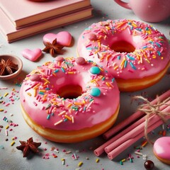 Canvas Print - Pinke Donuts