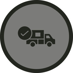 Sticker - Approved Delivey Icon Design