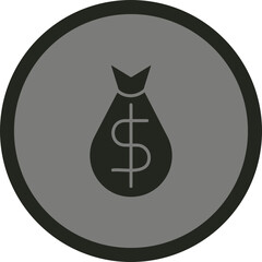 Poster - Money Bag Icon Design