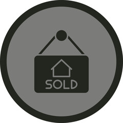 Poster - Sold Icon Design