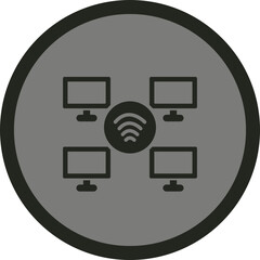 Sticker - Remote Access Icon Design