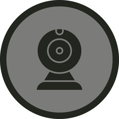 Poster - Webcam Icon Design