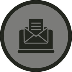 Canvas Print - Email Icon Design