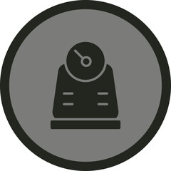 Sticker - Weight Scale Icon Design