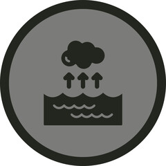 Poster - Water Vapor Vector Icon Design