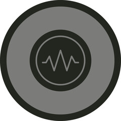 Sticker - Amplitude Icon Design