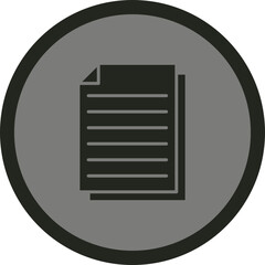 Canvas Print - Document Icon Design