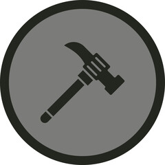 Poster - Hammer Icon Design