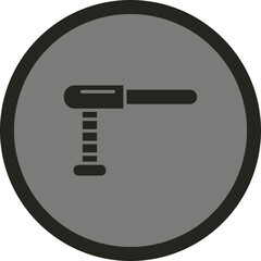 Sticker - Baton Stick Icon Design