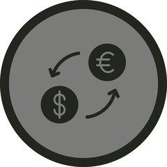 Wall Mural - Currency Exchange Icon Design