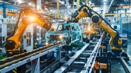 Poster - implementation of IoT sensors in the factory floor, enabling real-time monitoring